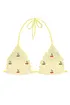MC2 Saint Barth Triangle Bikini Top Yellow