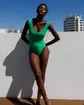 Pain de Sucre Soya One Piece Swimsuit - Green - Photo 3