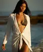 PQ Swim Water Lily White Beach Shirt Women